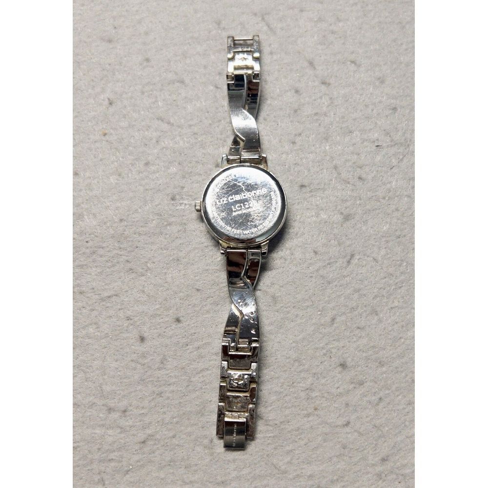 Liz Claiborne LC1220 Japan Movement Diamond Gold Silver Toned Ladies Wristwatch‎ - Picture 5 of 8